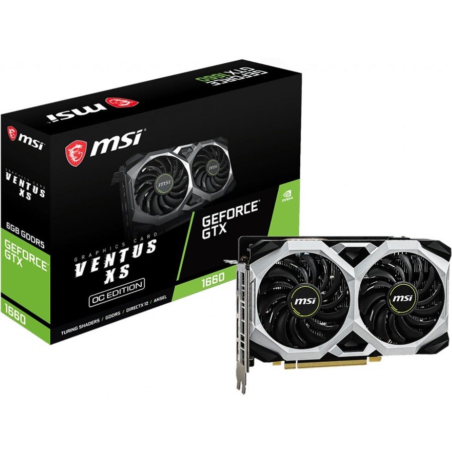 MSI NVIDIA GeForce GTX 1660 Graphic Card - 6 GB GDDR5