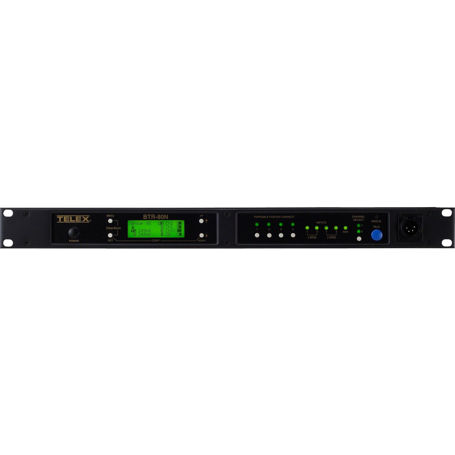 RTS Narrow Band UHF Two-Channel Wireless Synthesized Base Station
