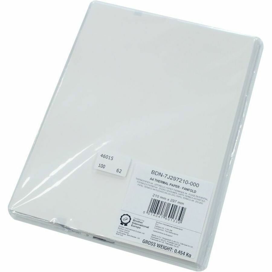 Brother Premium A4 Thermal Paper Fanfold(100 She