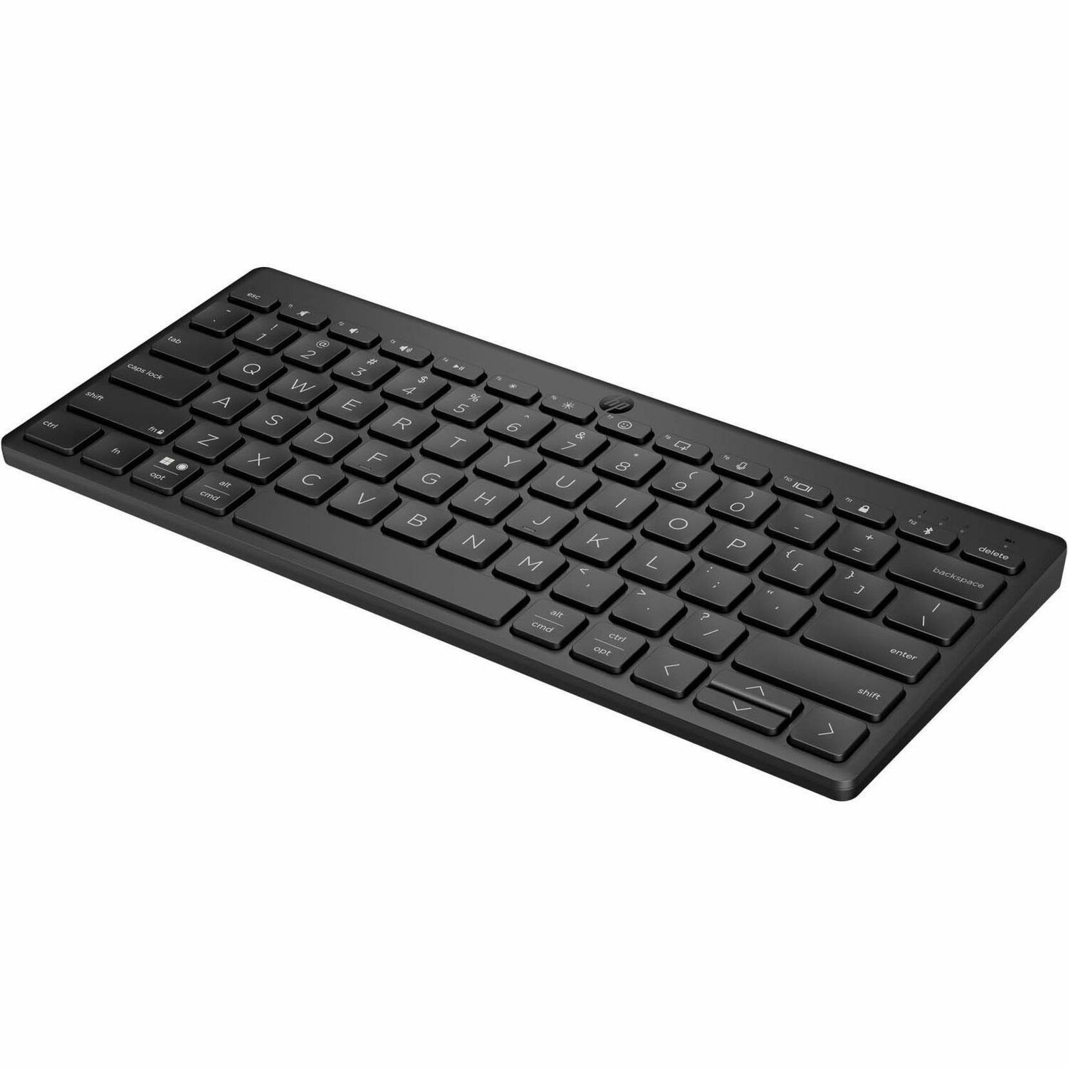 HP 350 Robust Tastatur - Kompakt - Kabellos Konnektivität - Deutsch - Schwarz