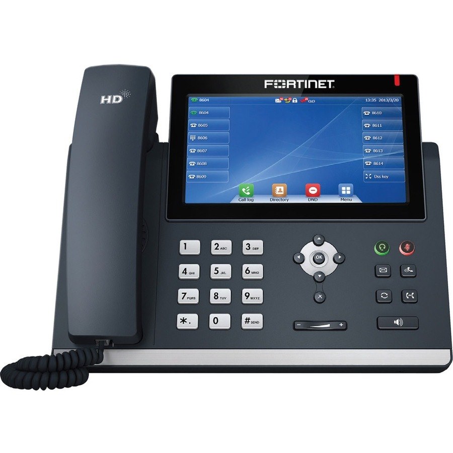 Fortinet FortiFone IP Phone - Corded - Corded - Wall Mountable, Tabletop, Desktop