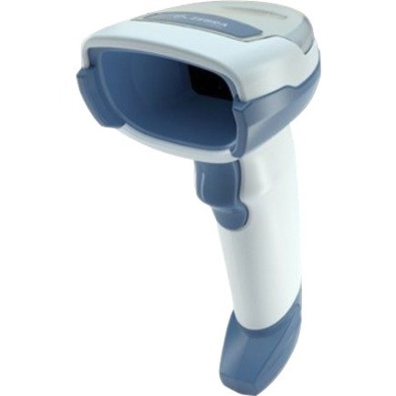 Zebra DS4608-HC Handheld Barcode Scanner Kit - Cable Connectivity - Healthcare White