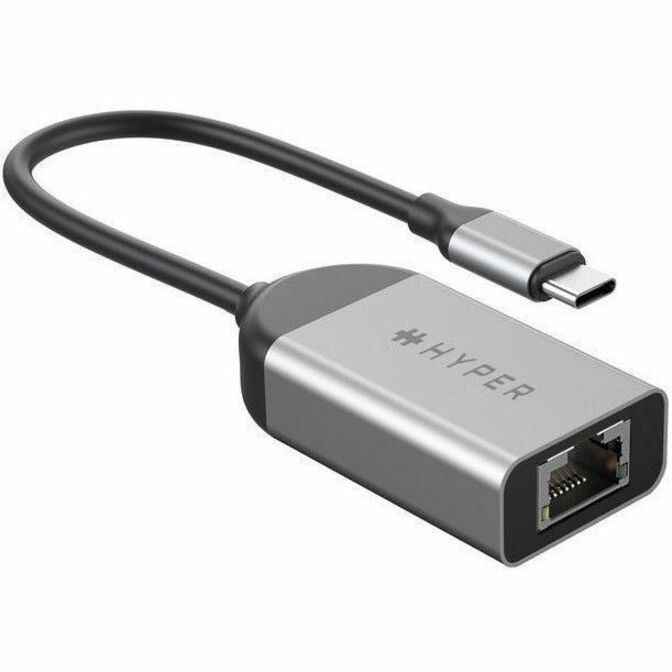 Targus HyperDrive HD425B 2,5 Gigabit Ethernetadapter voor Chromebook - Draagbaar - Zilver