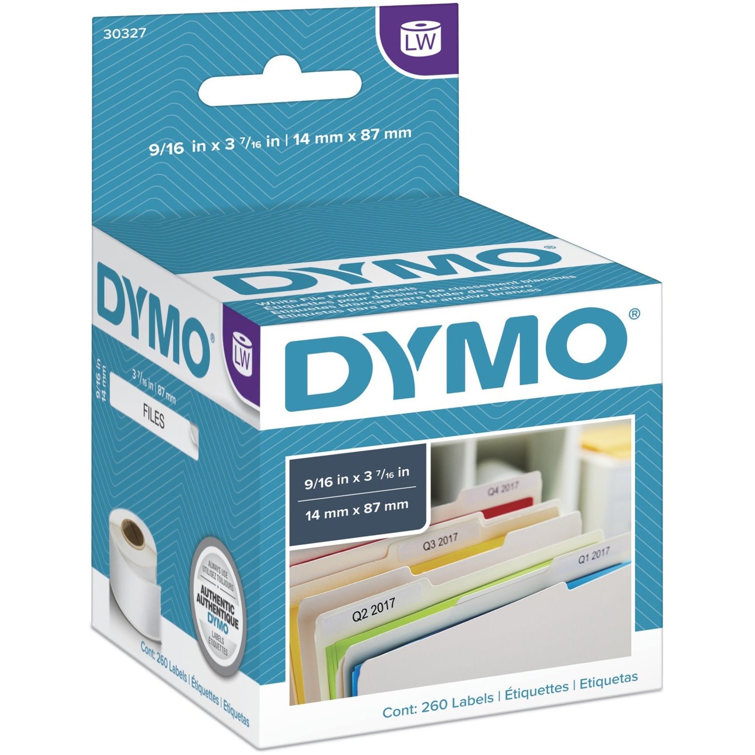 Dymo 30327 Labelwriter File Folder Labels