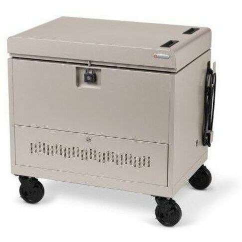 Bretford CUBE Toploader Cart with Caddies Pre-Wired - TVTL30CADUSB