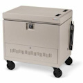 Bretford CUBE Toploader Cart with Caddies Pre-Wired - TVTL30CADUSB