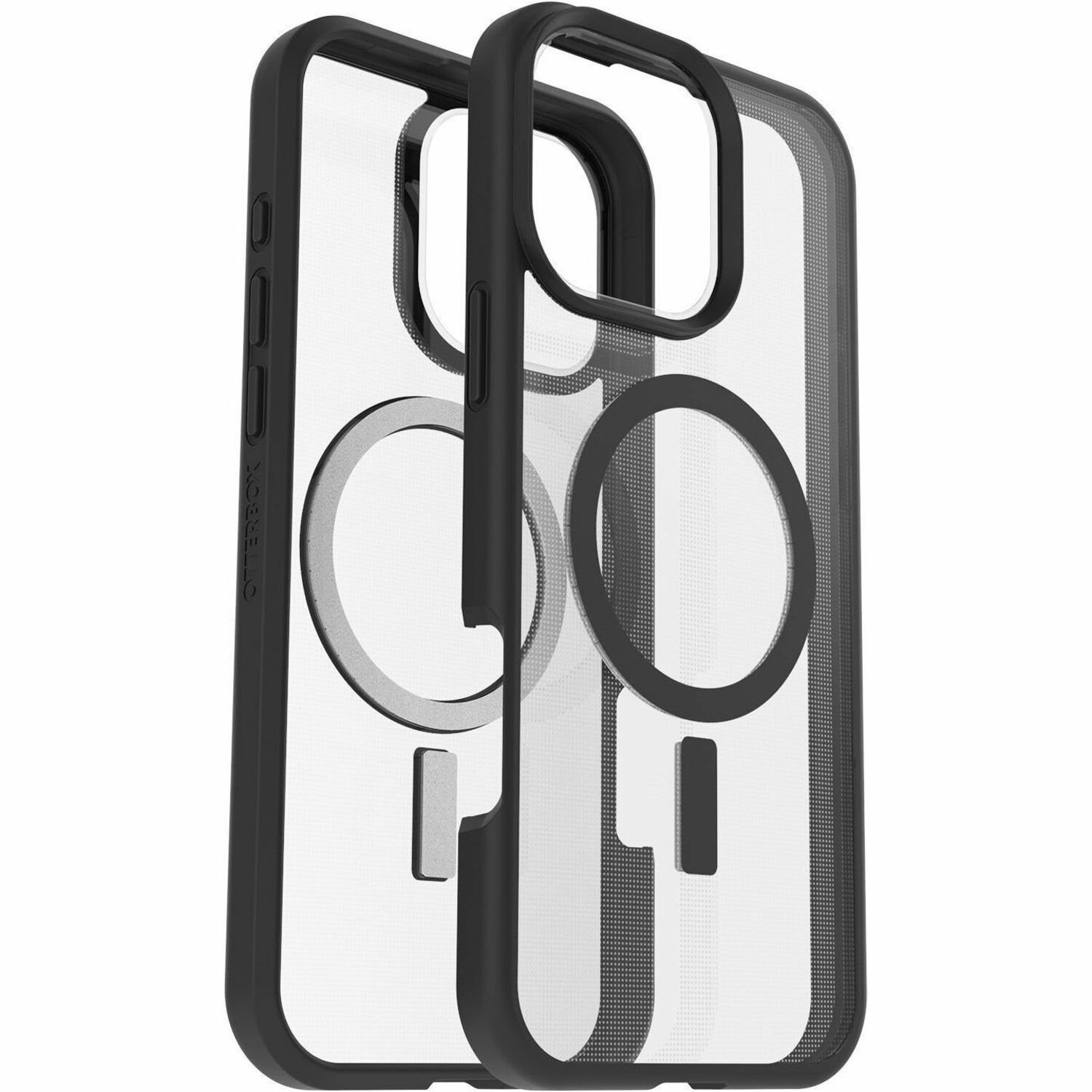 OtterBox React Case for Apple iPhone 16 Pro Max Smartphone - Black Crystal (Clear/Black) - Retail - 1