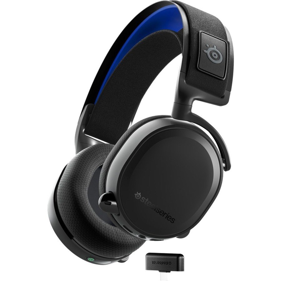 SteelSeries Arctis 7+ Wired/Wireless Over-the-head Stereo Gaming Headset - Black