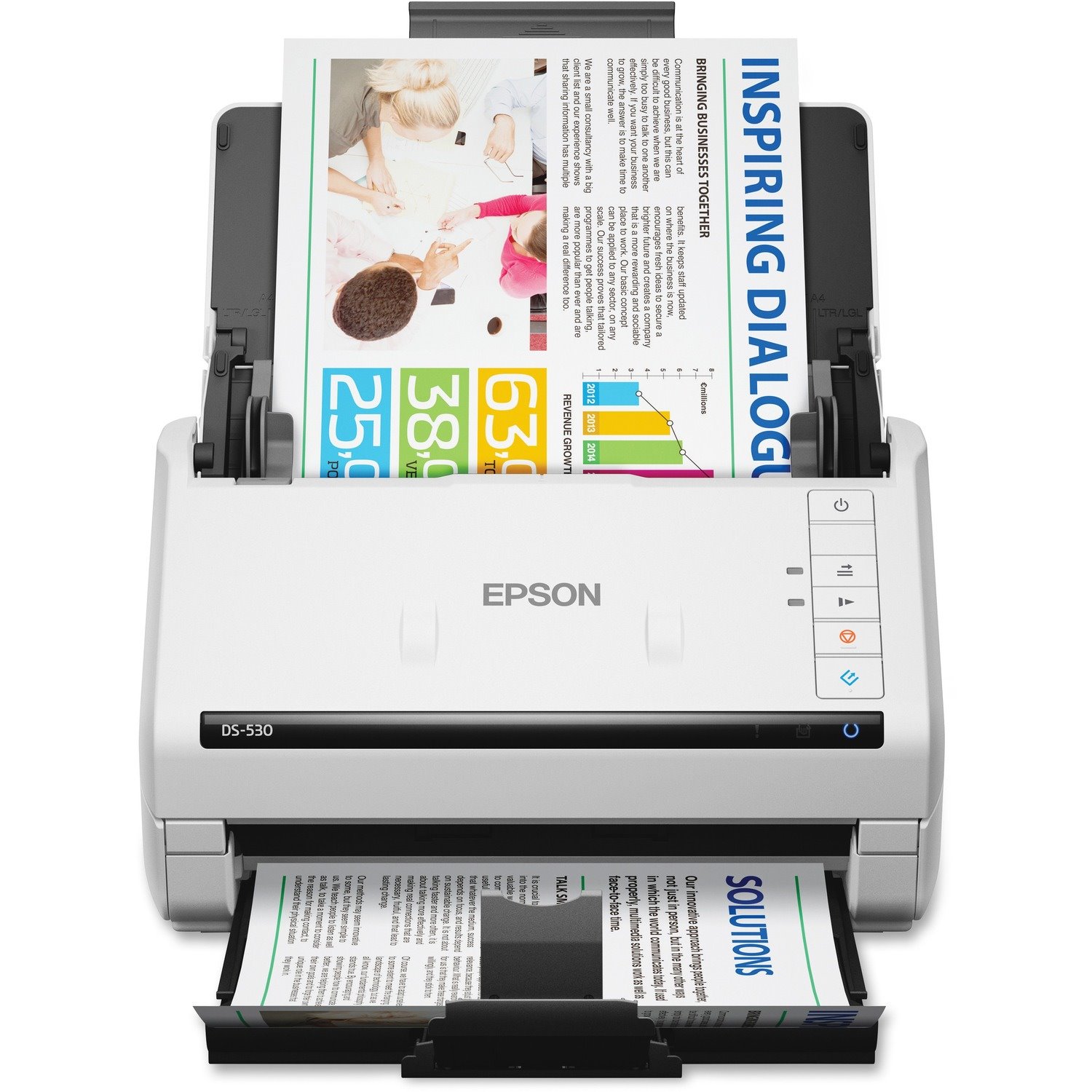 Epson WorkForce DS-530 Sheetfed Scanner - 300 dpi Optical