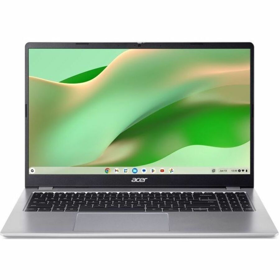 Acer Chromebook 315 CB315-6HT CB315-6HT-P0Z3 15.6" Touchscreen Clamshell Chromebook - Full HD - 60 Hz - Intel N-Series N250 - 8 GB - 128 GB Flash Memory - English (US) Keyboard - Silver
