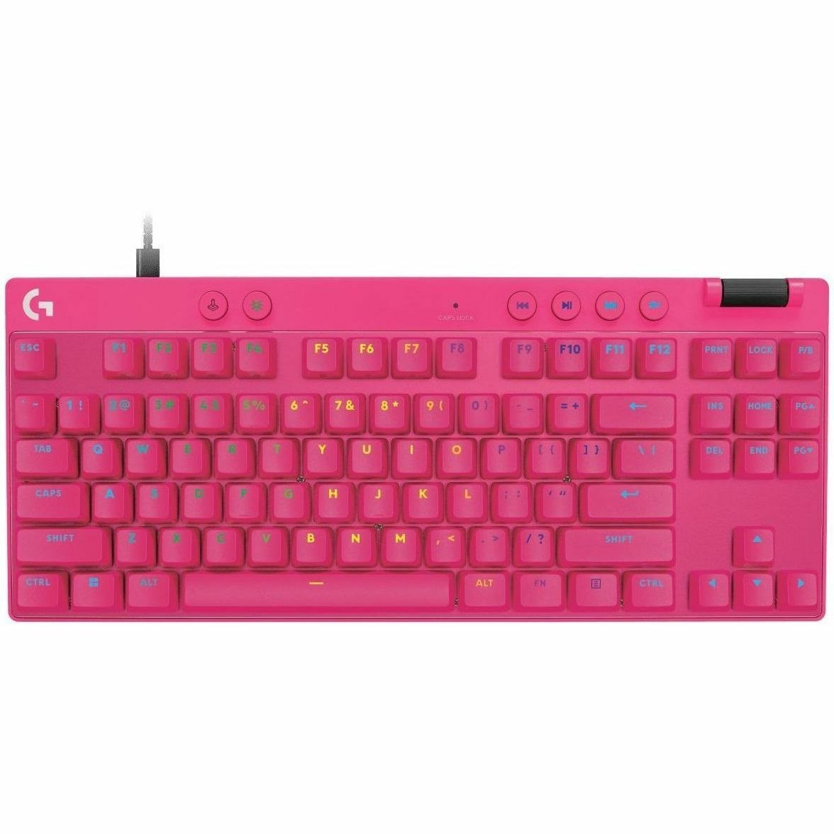 Logitech G PRO X TKL RAPID Tenkeyless Wired Gaming Keyboard with Analog Switches