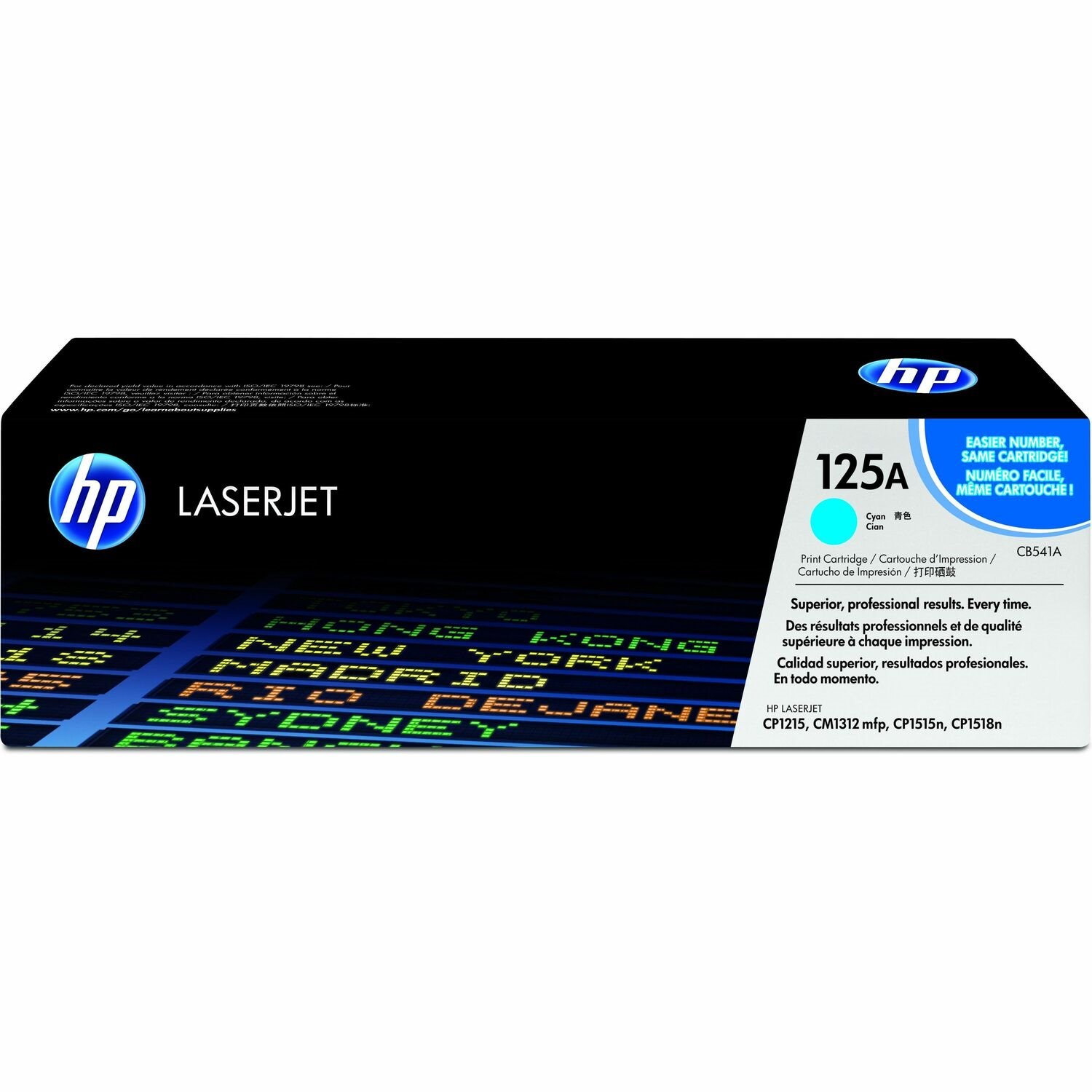 HP 125A (CB541A) Laserdruck Tonerkartusche - Cyan - Original - Einzelpackung - 1 Each