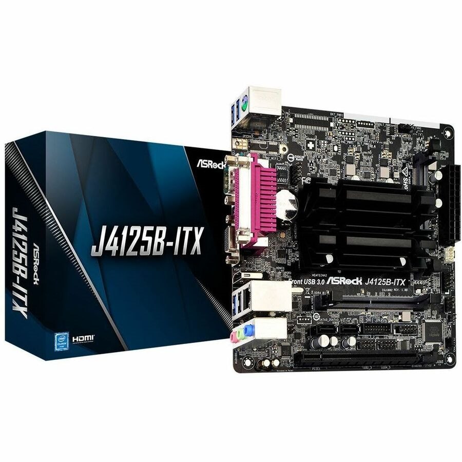 ASRock J4125B-ITX Desktop Motherboard - Intel Chipset - Mini ITX