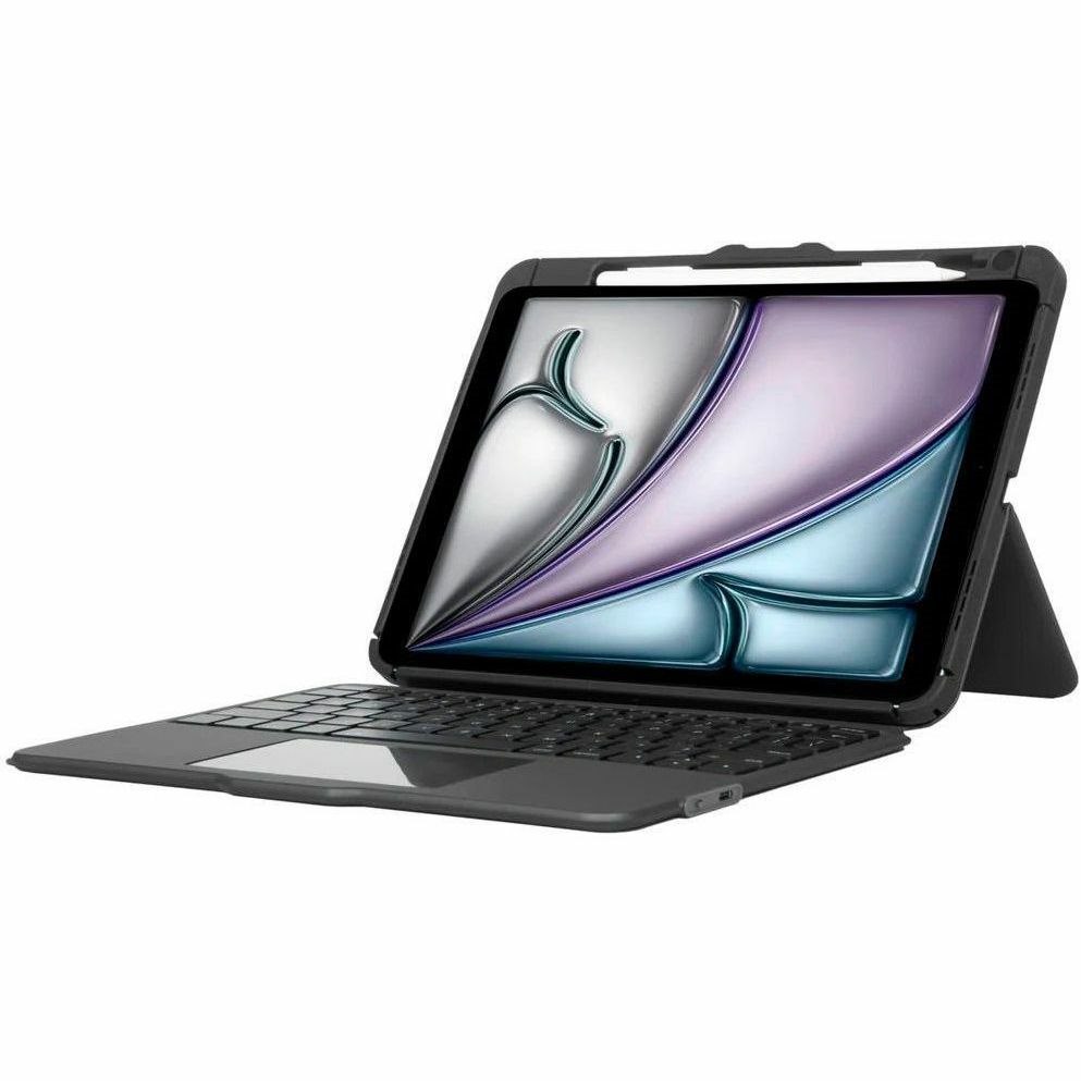 Targus Versavu THZ967US Keyboard/Cover Case (Folio) for 11" Apple iPad Air 11 (2024), iPad (10th Generation), iPad Air (4th Generation), iPad Air (5th Generation), iPad Pro (2nd Generation), iPad Pro (3rd Generation), iPad Pro (4th Generation), iPad Pro Tablet - Black