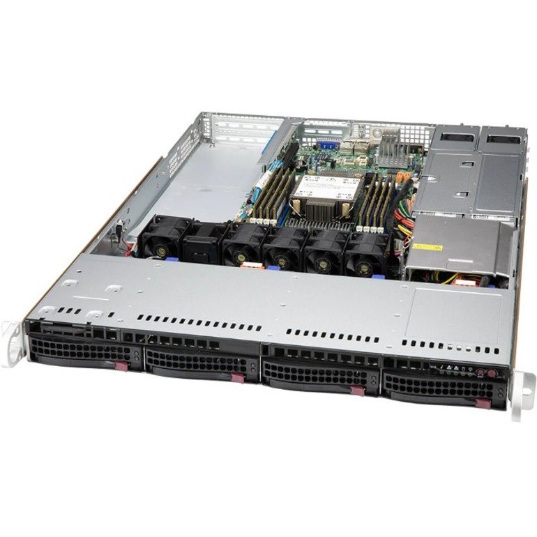 Supermicro SuperServer SYS-510P-WTR Server Barebone System - 1U Rack-mountable - Socket LGA-4189 - 1 x Processor Support
