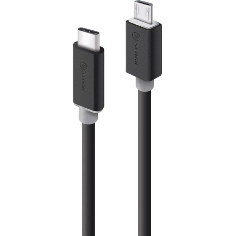 Alogic 2 m Micro-USB/USB-C Data Transfer Cable for Mobile Device, Phone, Tablet, Computer