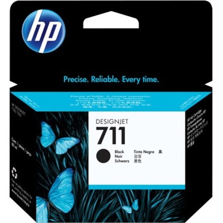 HP 711 Origineel Inkjet Inktcartridge - Zwart - 2 / Pak