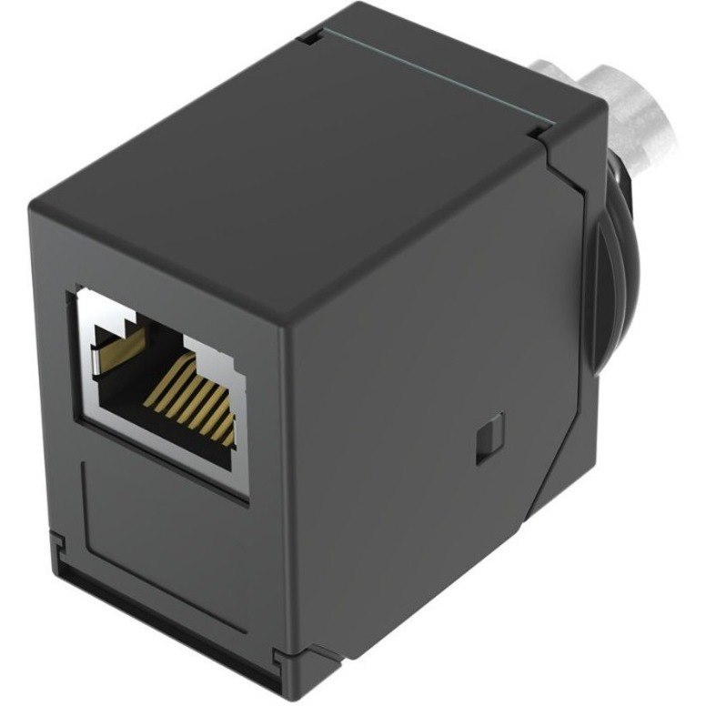 IndustrialNet M12 X-Code Female to RJ45 Coupler Adapter