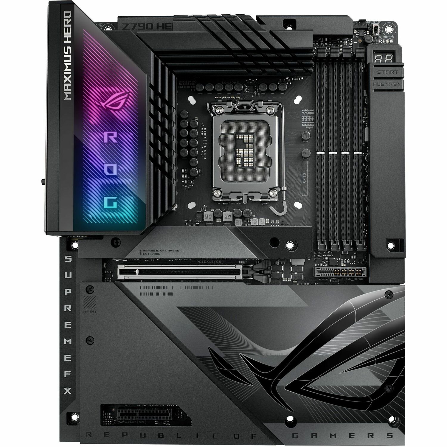 Asus ROG Maximus Z790 Hero BTF Gaming Desktop Motherboard - Intel Z790 Chipset - Socket LGA-1700 - ATX