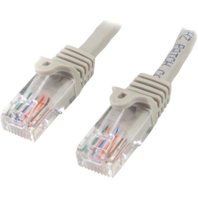 StarTech.com 15 ft Gray Snagless Cat5e UTP Patch Cable