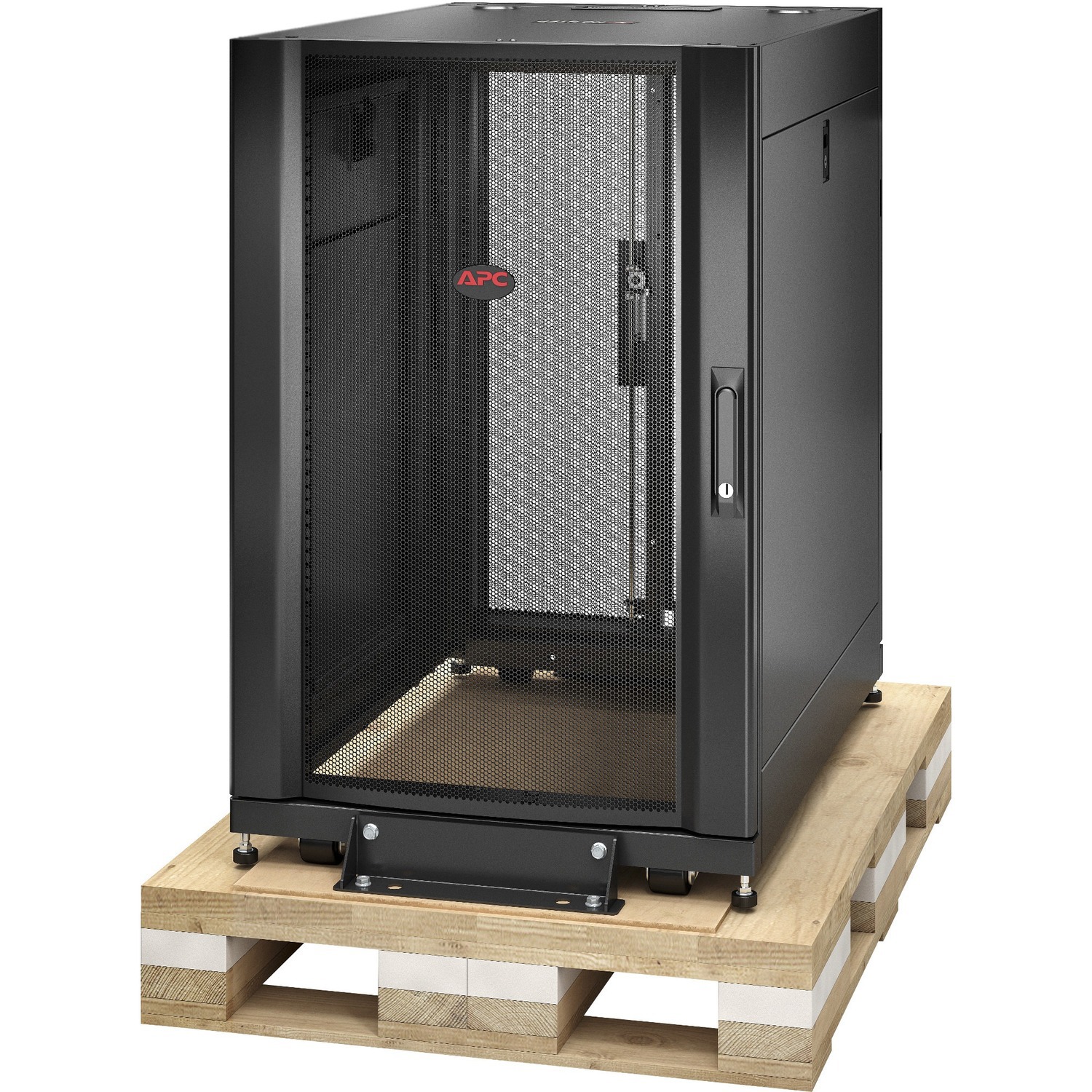 APC NetShelter SX 18U Floor Standing Rack Cabinet for Server, Storage - 482.60 mm Rack Width x 755.65 mm Rack Depth - Black - TAA Compliant