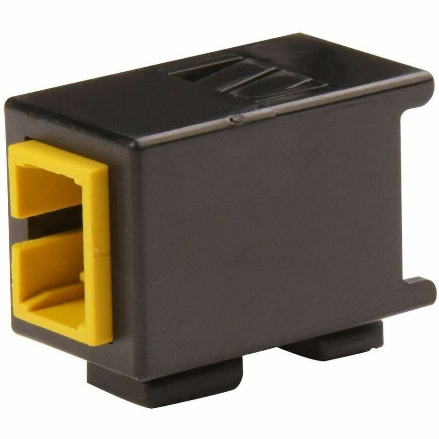 Ortronics HDFM Fiber Module with HiLOC Boot, Simplex, SC, Yellow