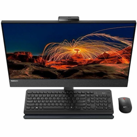 Lenovo ThinkCentre M90a Gen 3 11VGS07000 All-in-One Computer - Intel Core i5 12th Gen i5-12500 - vPro Technology - 8 GB - 512 GB SSD - 23.8" Full HD - Desktop - Black