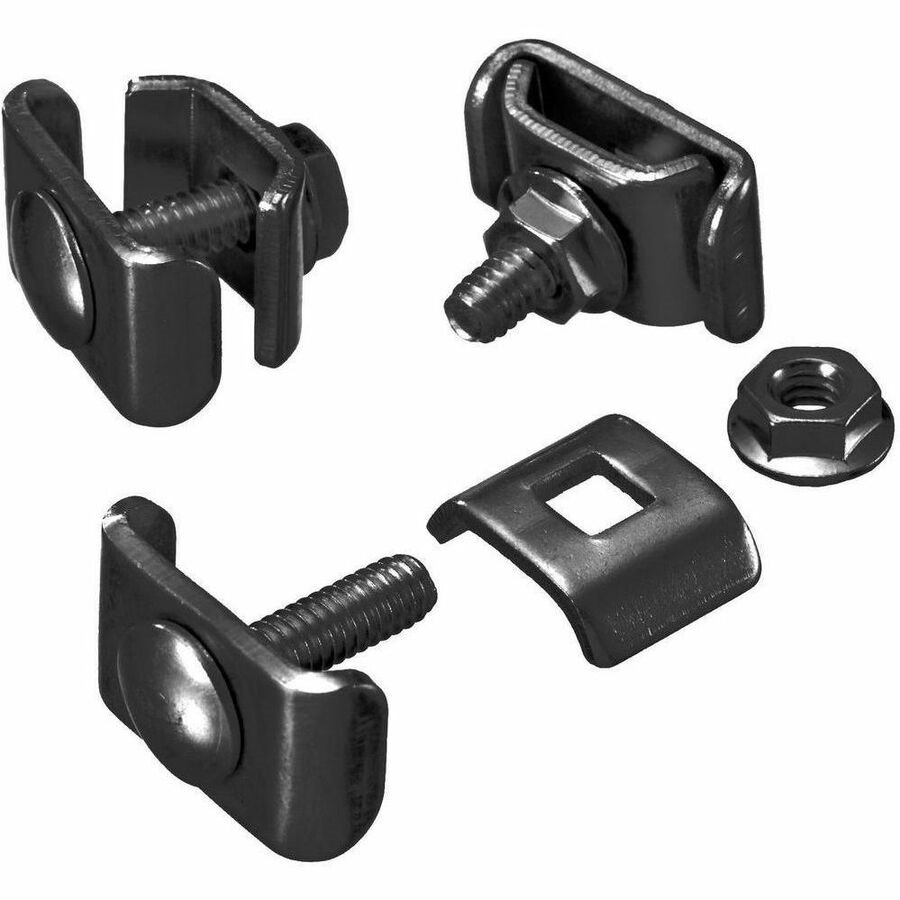 Hubbell Premise Wiring Wire Basket Tray, Overhead Tray, Accessories, Splice Kit, Black, 50 Pack