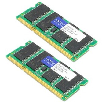 AddOn Dell&reg; A4849737 Compatible 4GB (2x2GB) DDR2-800MHz Unbuffered Dual Rank 1.8V 200-pin CL5 SODIMM