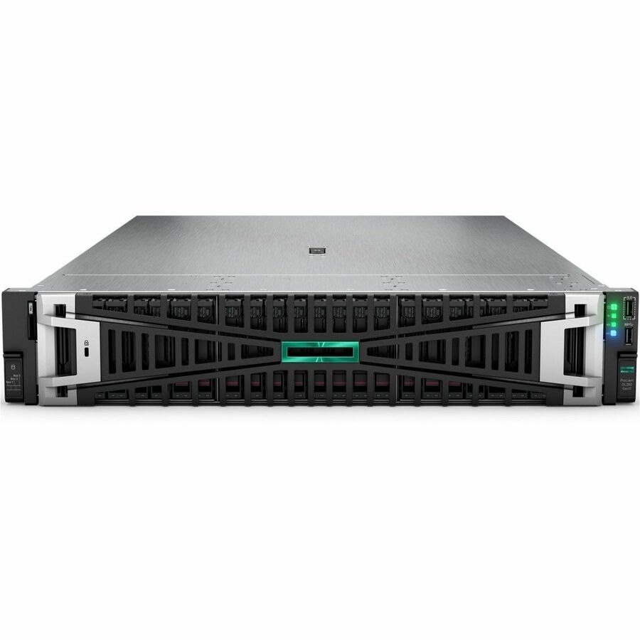 HPE ProLiant DL380 G11 2U Rack Server - 1 x Intel Xeon Silver 5515+ 3.20 GHz - 64 GB RAM - 960 GB SSD - (2 x 480GB) SSD Configuration - 12Gb/s SAS, Serial ATA/600 Controller