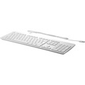 HP Keyboard - Cable Connectivity - USB Interface - English (UK) - QWERTZ Layout - Grey