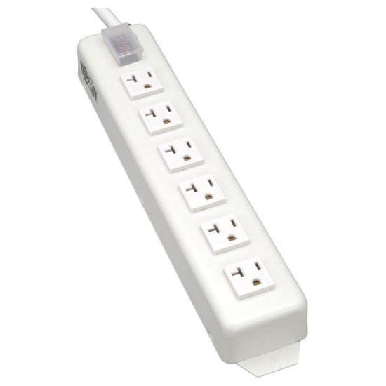 Eaton Tripp Lite Series Power It! 6-Outlet Power Strip, 15 ft. (4.57 m) Cord, 5-20P Plug, Metal Housing