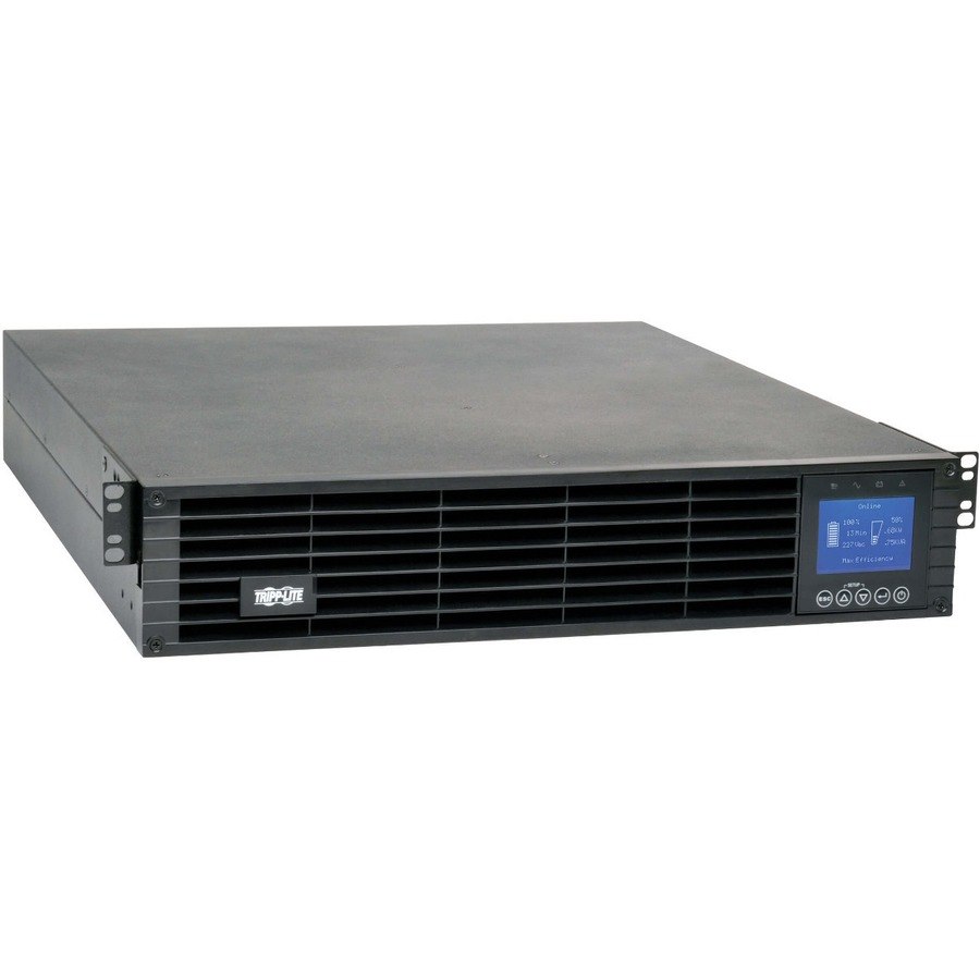 Tripp Lite by Eaton 208/230V 1500VA 1350W Double-Conversion UPS - 6 Outlets, Extended Run, WEBCARDLX, LCD, USB, DB9, 2U