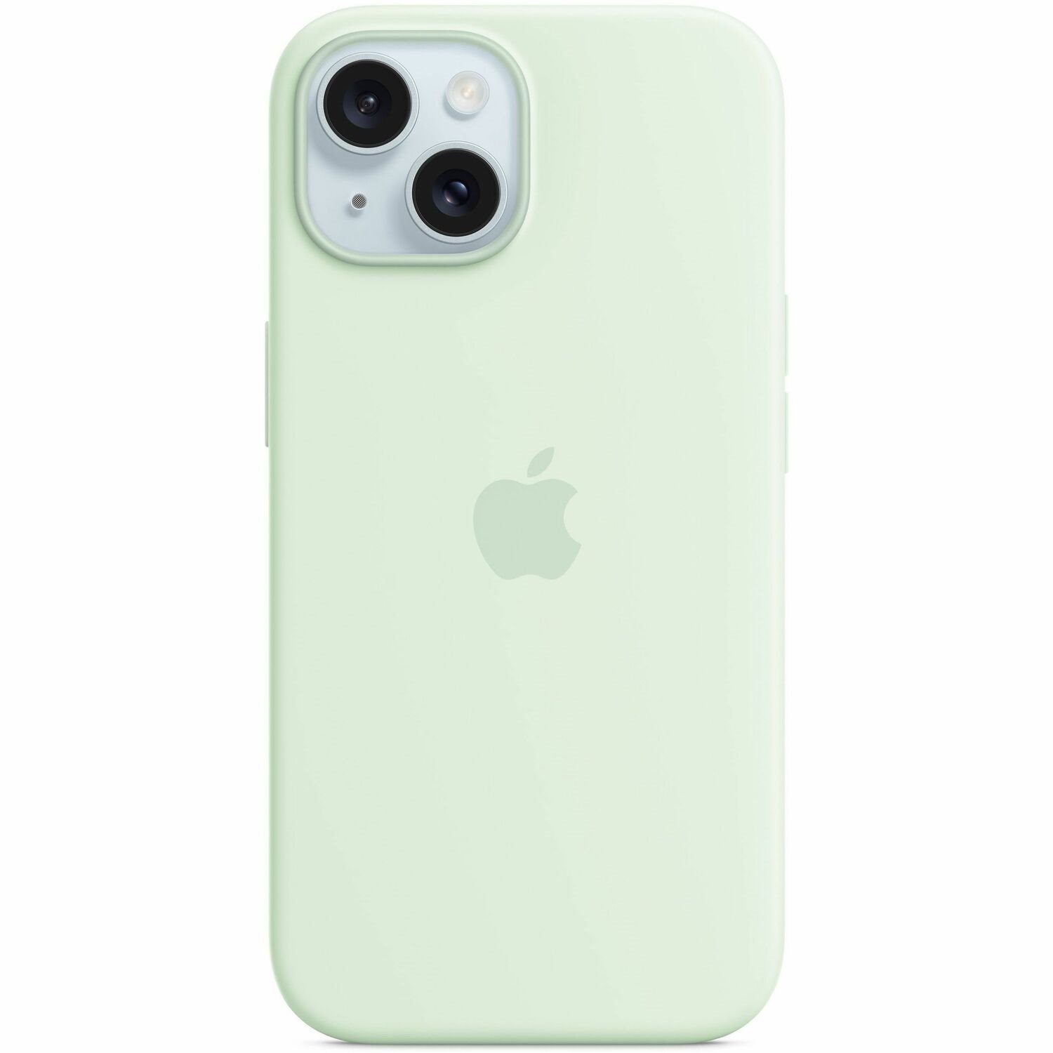 Apple iPhone 15 Silicone Case with MagSafe - Soft Mint