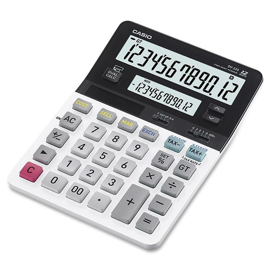 Casio D-220 Dual Display Calculator