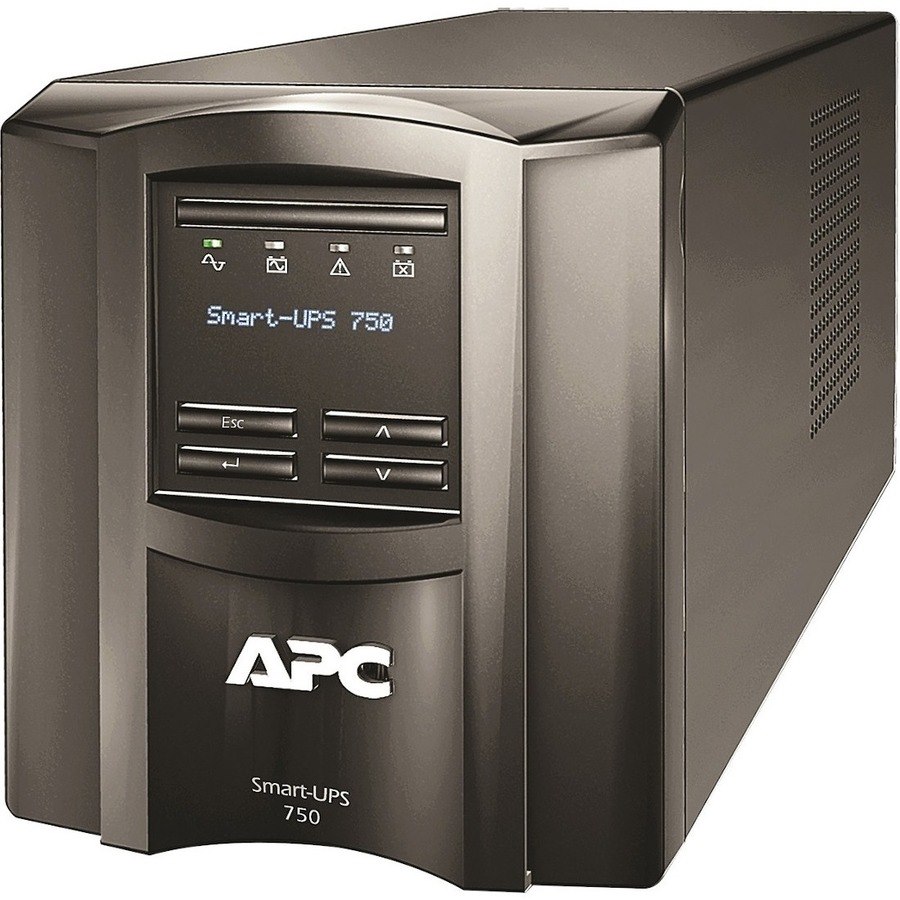 [TAA] APC Smart-UPS, Line Interactive, 750VA, Tower, 120V, 6x NEMA 5-15R outlets, SmartConnect Port+SmartSlot, AVR, LCD, TAA