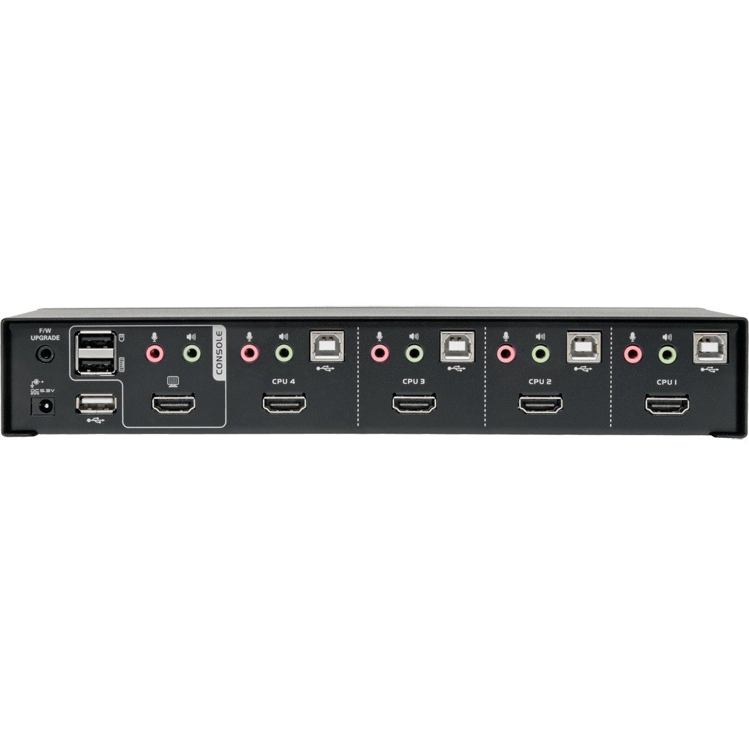 Eaton Tripp Lite Series 4-Port HDMI/USB KVM Switch with Audio/Video and USB Peripheral Sharing