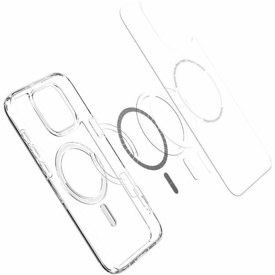 Spigen iPh 6.3In 2024 UltrHyb MgFt White ** New Retail **