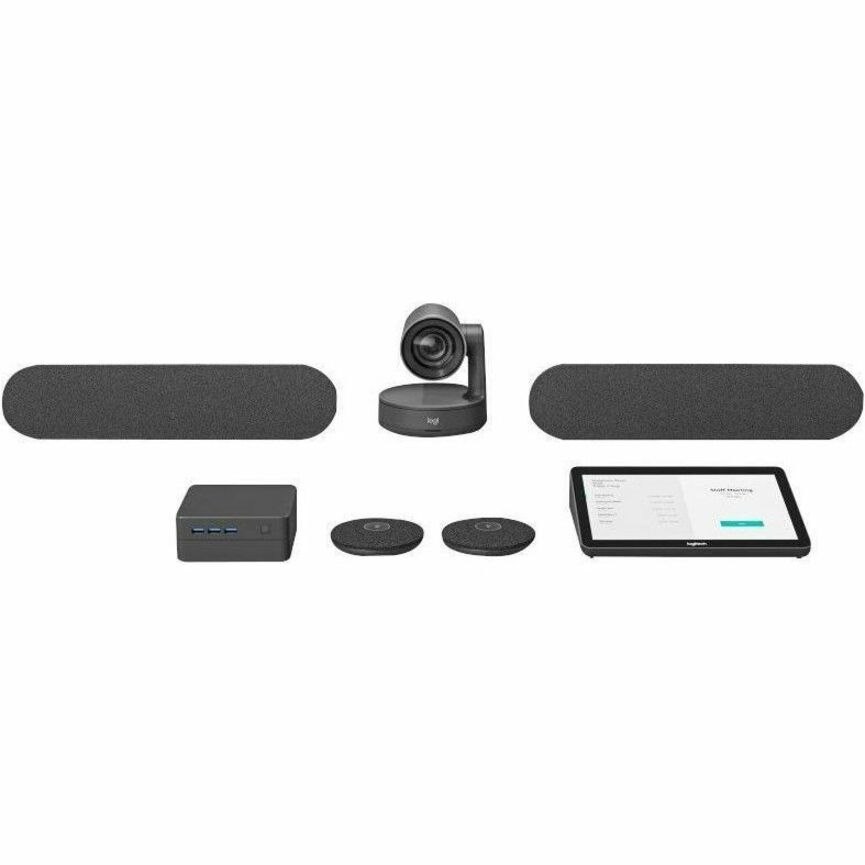 Logitech Rally Plus Video Conference Equipment - Large Room Size Supported