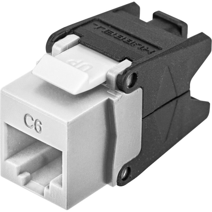 Hubbell Category 6 Jack with Cobra-Lock Termination