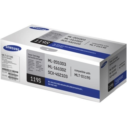 HP MLT-D119S Laser Tonercartridge - Zwart - 1 Verpakking