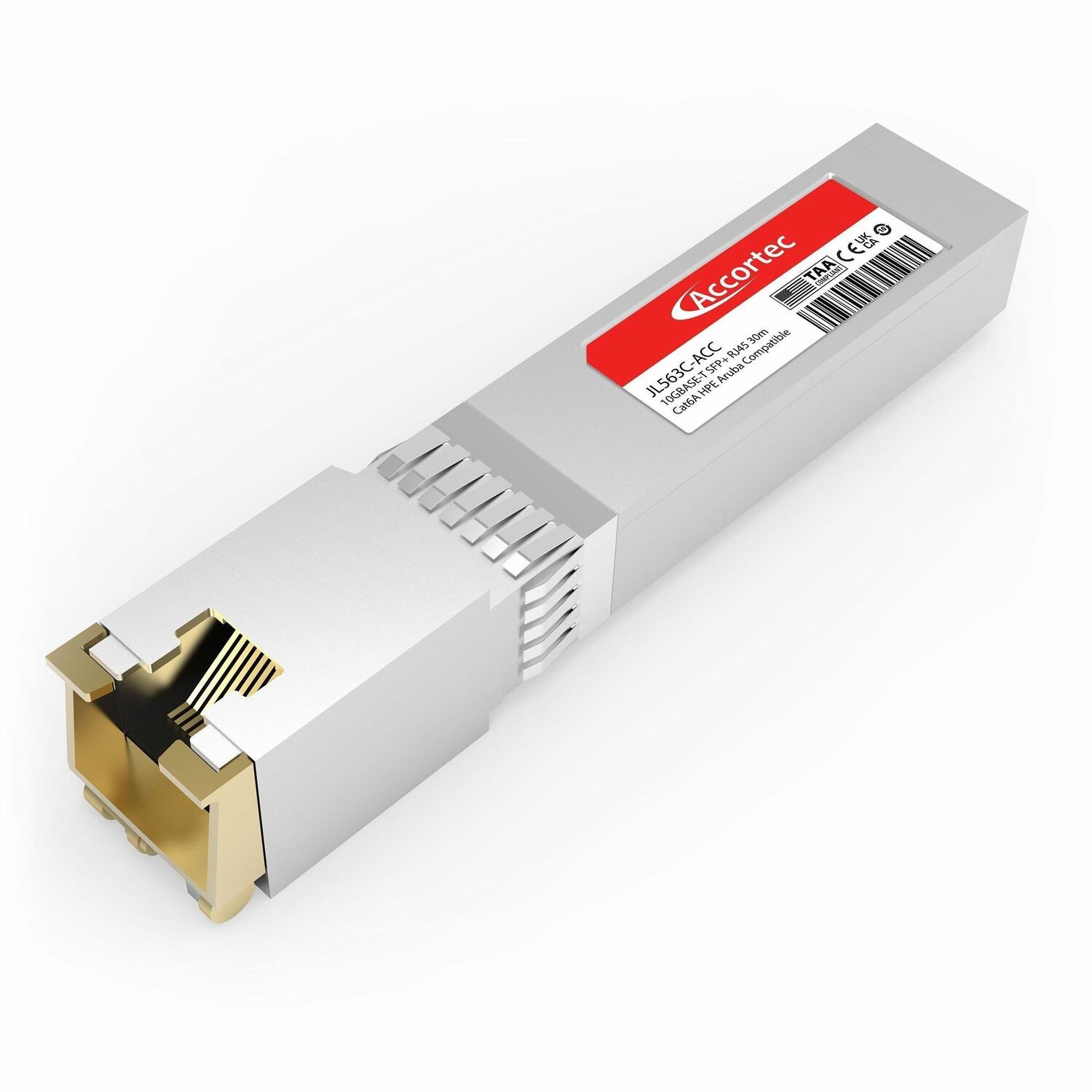 Accortec10GBASE-T SFP+ RJ45 30m Cat6A HPE Aruba Compatible