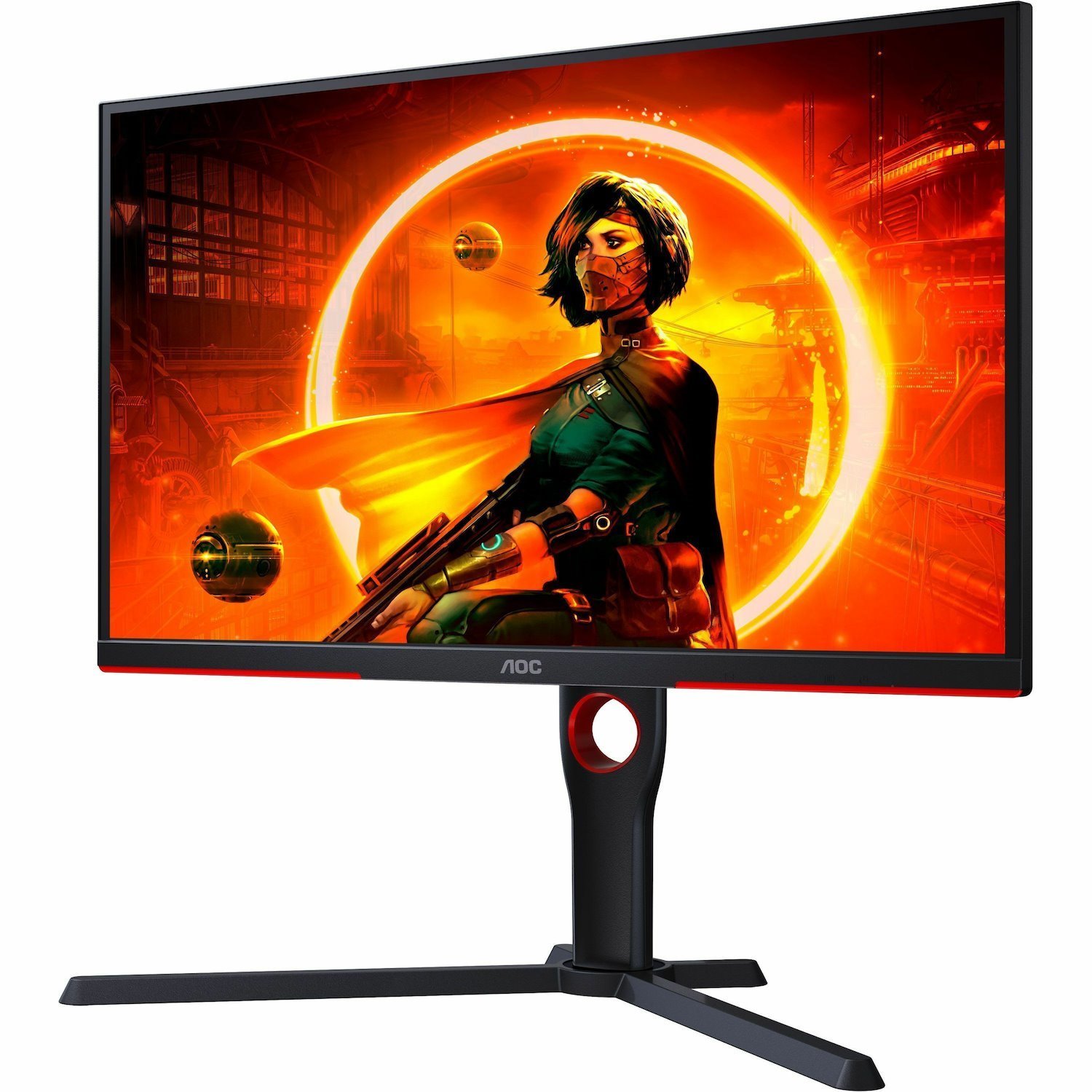 AOC 25G3ZM 25" Class Full HD Gaming LCD Monitor - Black, Red