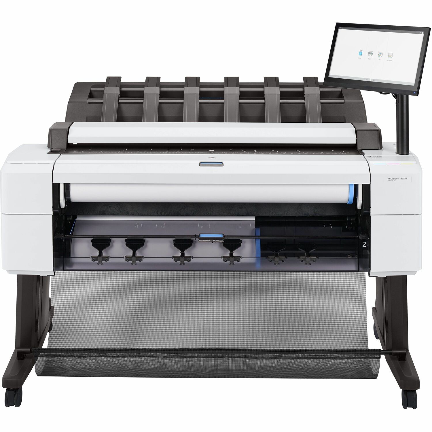 HP Designjet T2600dr PostScript A0 Inkjet grootformaat printer - Includes Printer, Scanner, Kopieerapparaat - 914,40 mm (36") printbreedte - Kleur