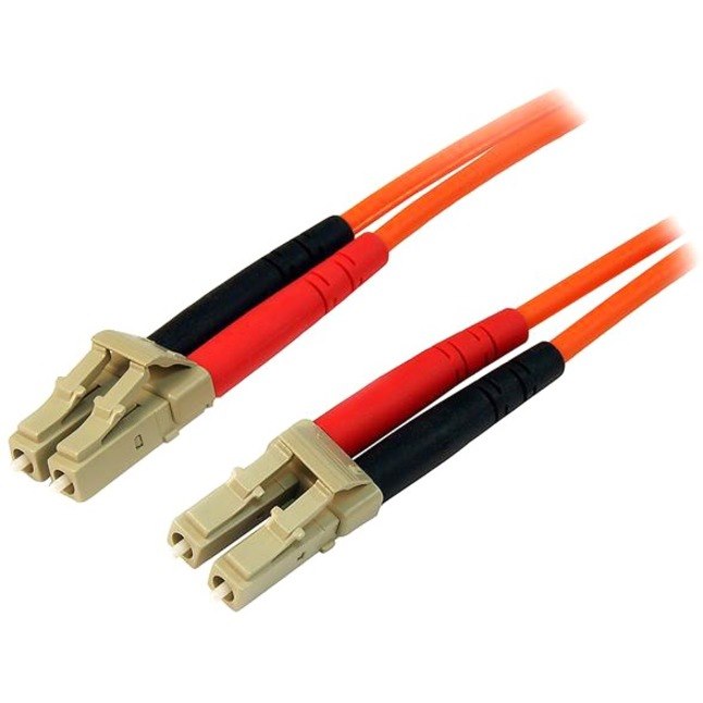 StarTech.com 30m Fiber Optic Cable - Multimode Duplex 50/125 - LSZH Fiber Jumper Cord - LC/LC