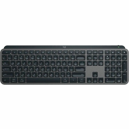 Logitech MX Keys S Keyboard - Wireless Connectivity - USB Interface - English - Granite