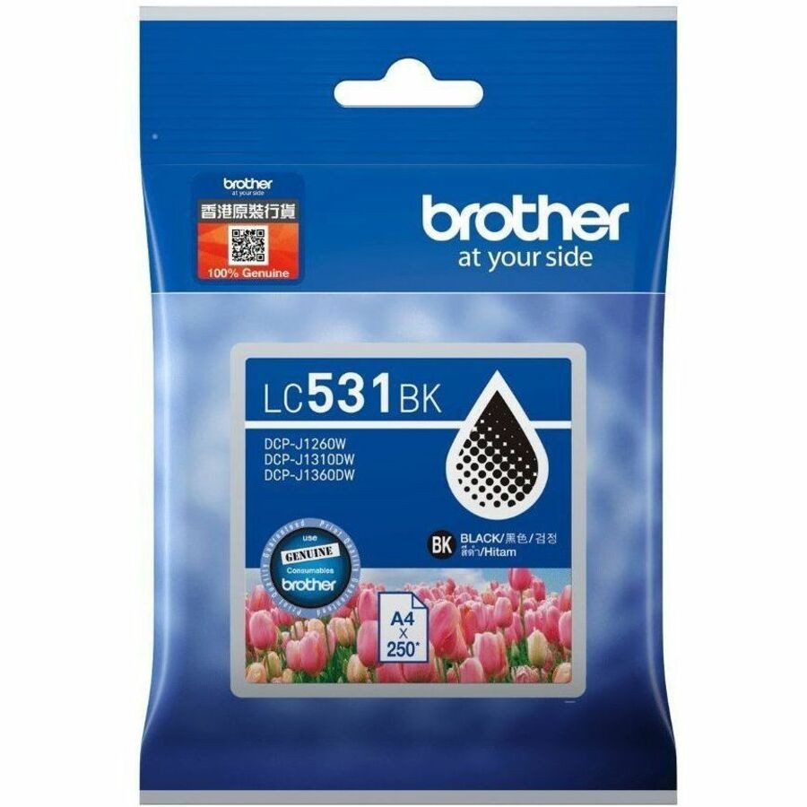 Brother Innobella LC531BK Original Standard Yield Inkjet Ink Cartridge - Black Pack