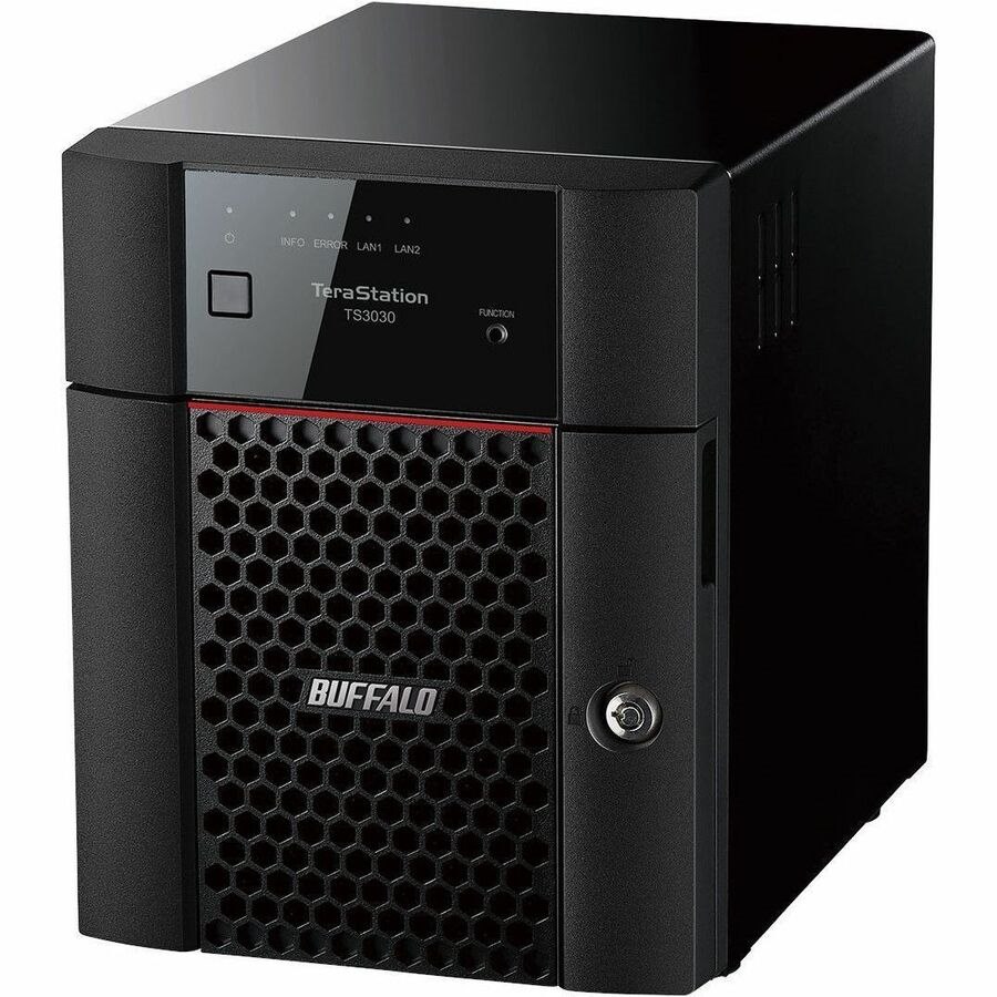 BUFFALO TeraStation 3430DN 4-Bay Secure SMB Desktop NAS 8TB (2x4TB) with Hard Drives Included