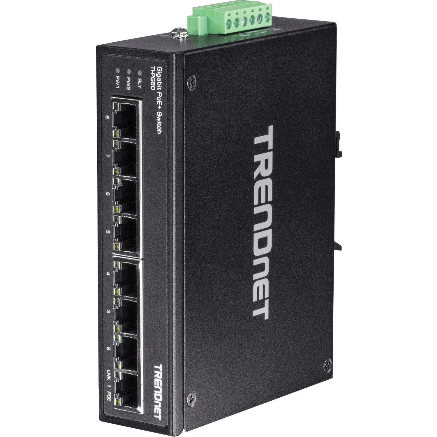 TRENDnet TI-PG80 8 Ports Ethernet Switch - Gigabit Ethernet - 1000Base-T - New - TAA Compliant
