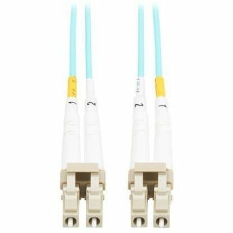 Eaton Tripp Lite Series 10Gb Duplex Multimode 50/125 OM3 OFNP Fiber Patch Cable (LC/LC) - Aqua, 2 m (6.6 ft.), TAA